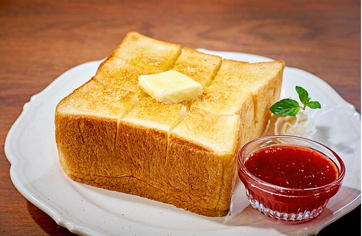 厚切りバタートースト　～田口青果のジャム＆ホイップ